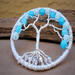bottom view of glass beaded roots